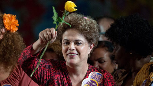 La expresidenta brasileña Dilma Rousseff Rousseff rompe su silencio y reaparece con duro discurso contra Temer